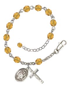 Saint Kilian RB6000-9067 6mm Rosary Bracelet Available in 11 colors