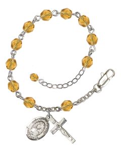 Our Lady of la Vang RB6000-9115 6mm Rosary Bracelet Available in 11 colors