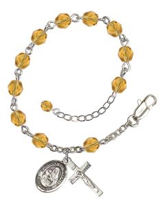 Madonna del Ghisallo RB6000-9203 6mm Rosary Bracelet Available in 11 colors