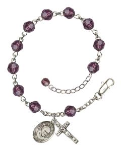 Saint Vincent de Paul RB9400-9134 6mm Rosary Bracelet Available in 12 colors