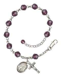 Saint John of the Cross RB9400-9231 6mm Rosary Bracelet Available in 12 colors