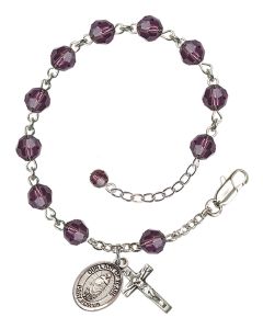 Our Lady of Tears RB9400-9346 6mm Rosary Bracelet Available in 12 colors