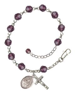 Our Lady of Grapes RB9400-9347 6mm Rosary Bracelet Available in 12 colors