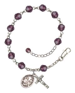 Saint Mary Magdalene of Canossa RB9400-9429 6mm Rosary Bracelet Available in 12 colors