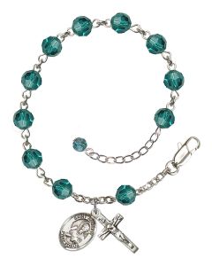 Saint Andrew the Apostle RB9400-9000 6mm Rosary Bracelet Available in 12 colors