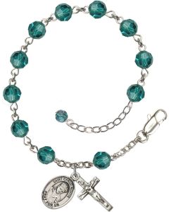 Saint Carlo Acutis RB9400-9460 6mm Rosary Bracelet Available in 12 colors