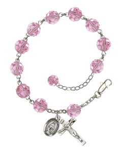 Miraculous RB9508 8mm Rosary Bracelet Available in 19 colors