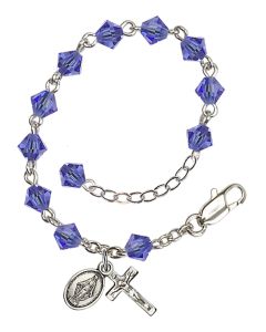 Miraculous RBI0885 5mm Infant Rosary Bracelet Available in 14 colors