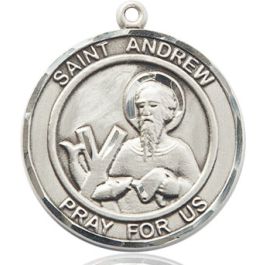 St Andrew the Apostle Round Patron Saint Series Available in 2 Sizes