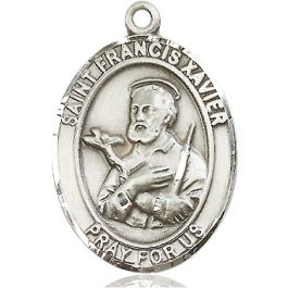 St Francis Xavier Oval Patron Saint Series Available in 3 Sizes
