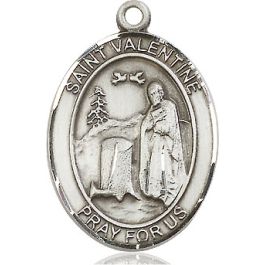 St Valentine of Rome Oval Patron Saint Series Available in 3 Sizes
