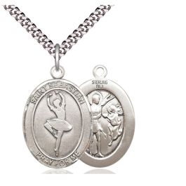 St Sebastian Dance Oval Patron Saint Series Available in 3 Sizes