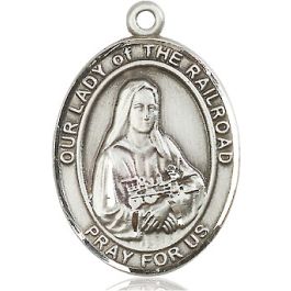 Our Lady of the Railroad Oval Patron Saint Series Available in 3 Sizes