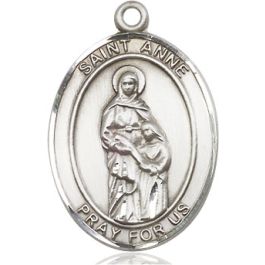 St Anne Oval Patron Saint Series Available in 3 Sizes