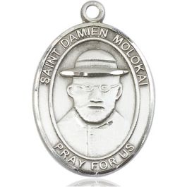 St Damien of Molokai Oval Patron Saint Series Available in 3 Sizes