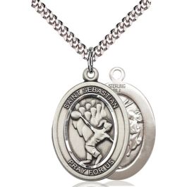 Saint Sebastian / Bowling-Women Oval Patron Saint Series Available in 3 ...