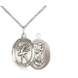 St Christopher Dance Oval Patron Saint Series Available in 3 Sizes